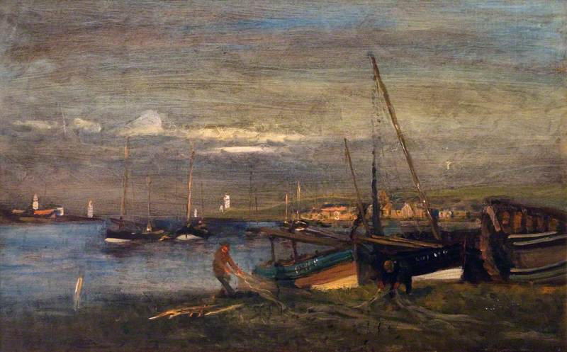 Wikioo.org - The Encyclopedia of Fine Arts - Painting, Artwork by Robert Weir Allan - Ferryden, N. B. ('North Britain')