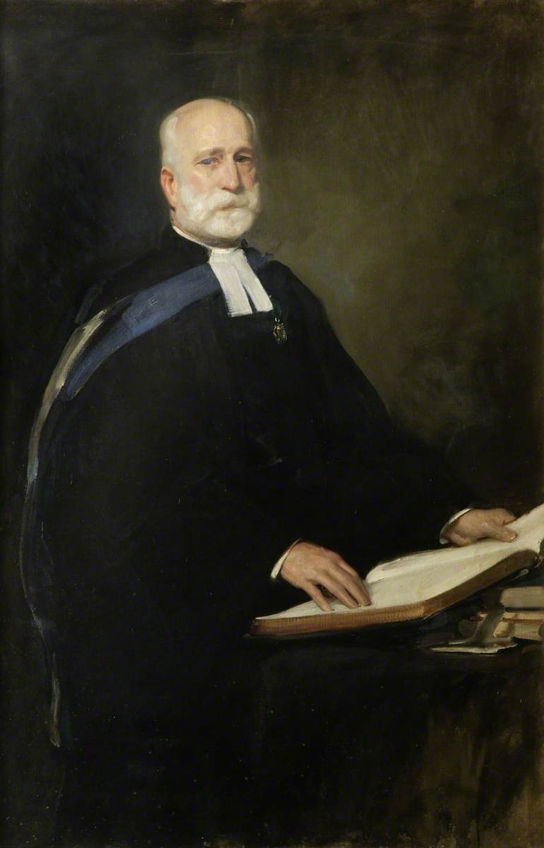 Wikioo.org - The Encyclopedia of Fine Arts - Painting, Artwork by Robert Brough - Reverend Dr James Stewart (1830–1917), Minister of Peterhead (1864–1917) (unfinished)