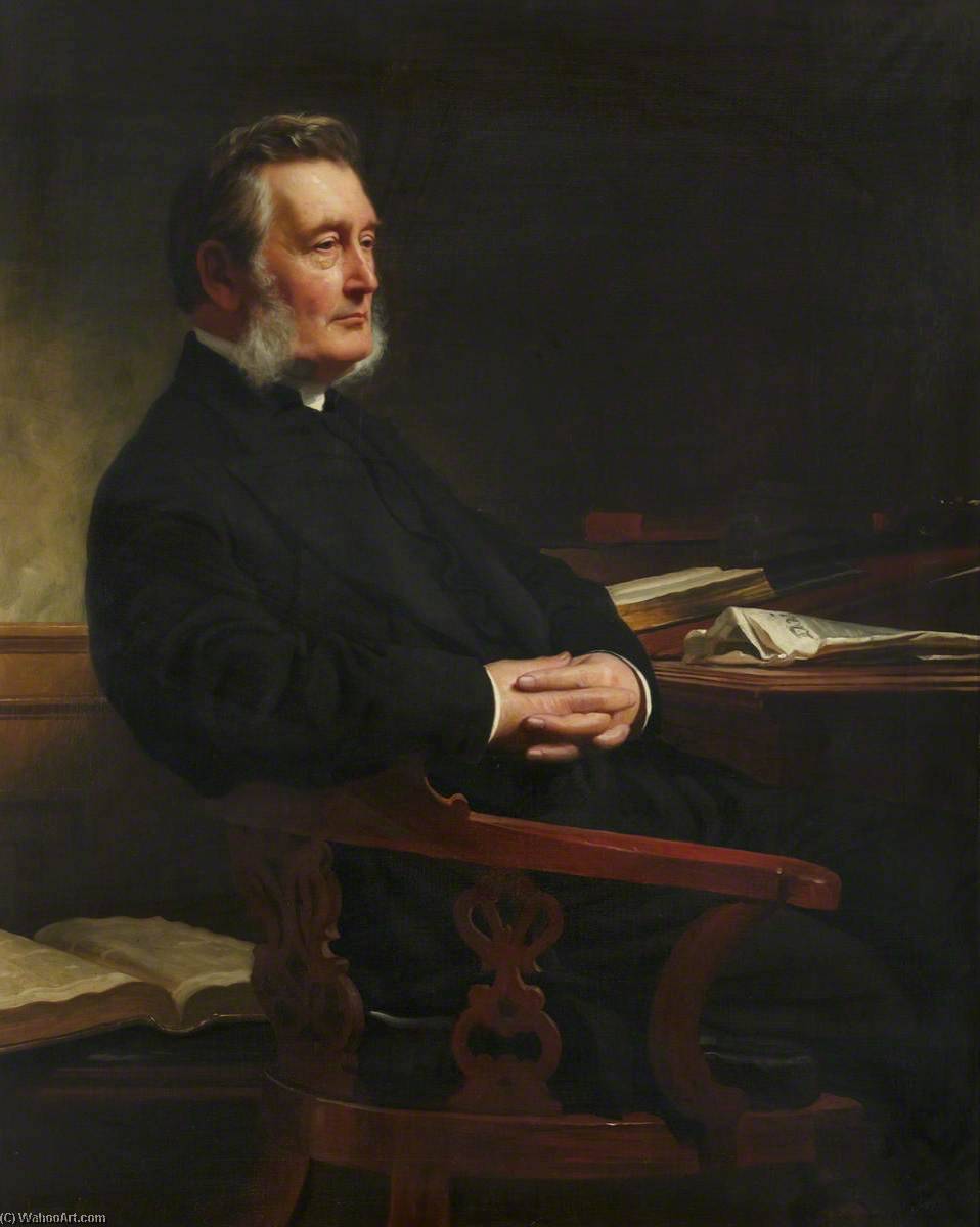 Wikioo.org - The Encyclopedia of Fine Arts - Painting, Artwork by Norman Macbeth - Reverend Andrew Thomson (1842–1901), DD