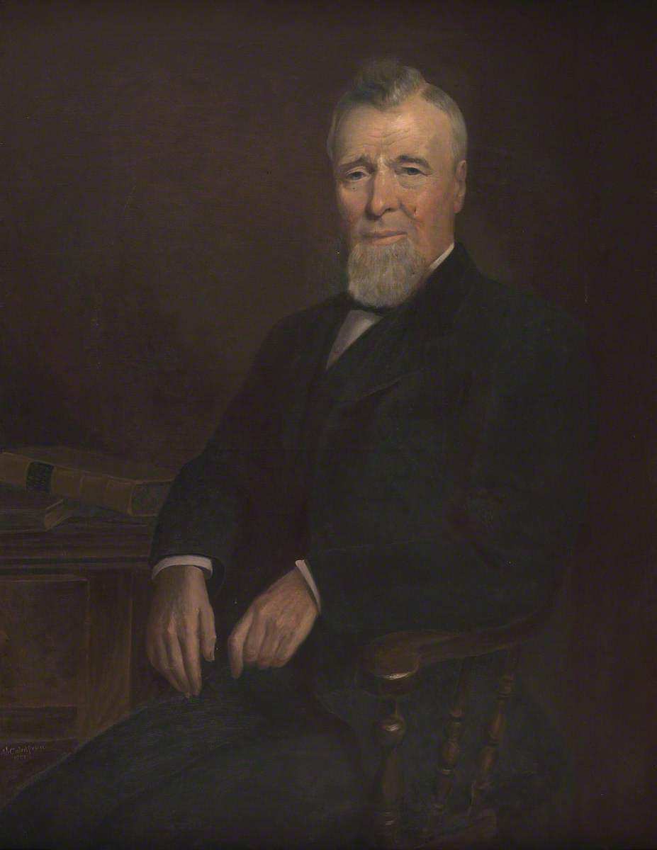 Wikioo.org - The Encyclopedia of Fine Arts - Painting, Artwork by Ap Caledfryn - Reverend J. G. Morris of Newport, Pembrokeshire (1833–1919)