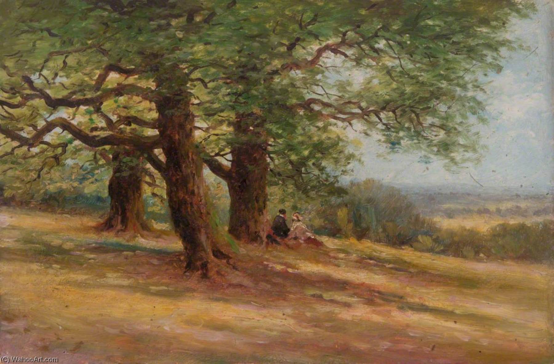 Wikioo.org - The Encyclopedia of Fine Arts - Painting, Artwork by Robert Finlay Mcintyre - East Heath, Sunny Afternoon