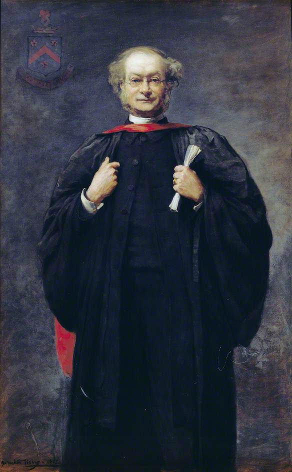 Wikioo.org - The Encyclopedia of Fine Arts - Painting, Artwork by Samuel Melton Fisher - The Reverend Alfred James Carver (1826–1909)