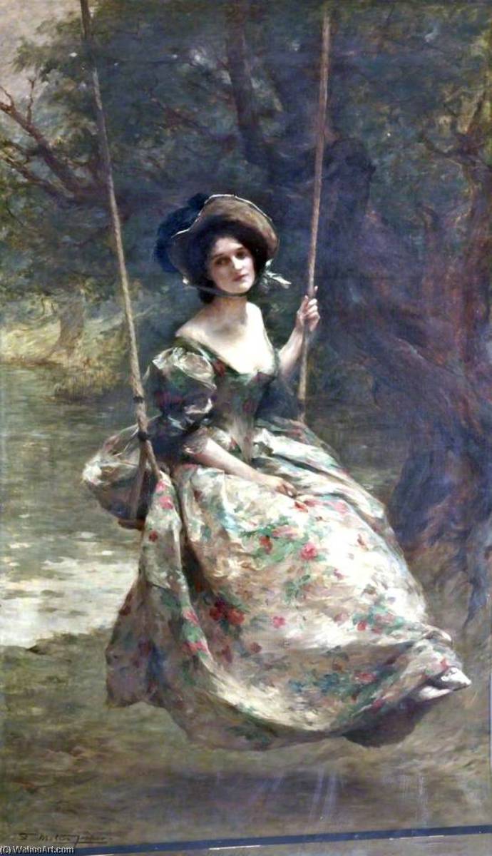 Wikioo.org - The Encyclopedia of Fine Arts - Painting, Artwork by Samuel Melton Fisher - The Swing