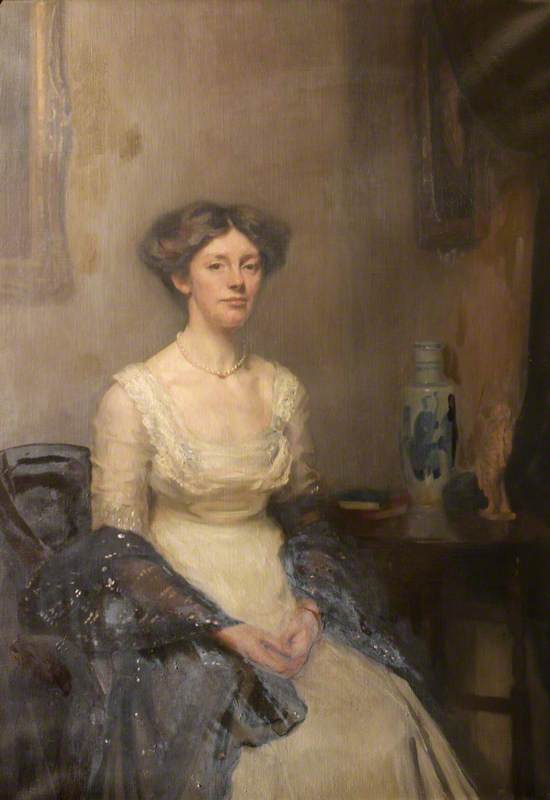 Wikioo.org - The Encyclopedia of Fine Arts - Painting, Artwork by Arnold Mason - Olive Mary Wolryche Whitmore (1879–1951), Mrs Eustace Scott Hamilton Russell