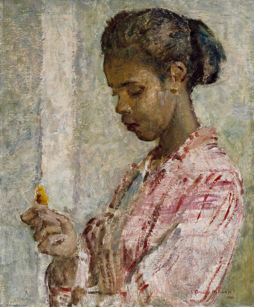 Wikioo.org - The Encyclopedia of Fine Arts - Painting, Artwork by Arnold Mason - Brown Study