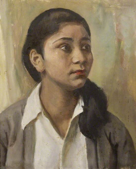 Wikioo.org - The Encyclopedia of Fine Arts - Painting, Artwork by Arnold Mason - Indian Girl