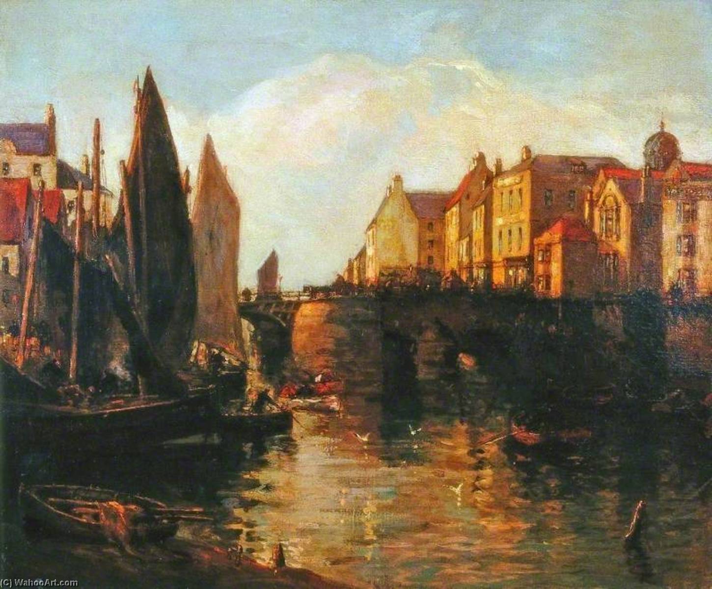 Wikioo.org - The Encyclopedia of Fine Arts - Painting, Artwork by William Henry Charlton - Whitby