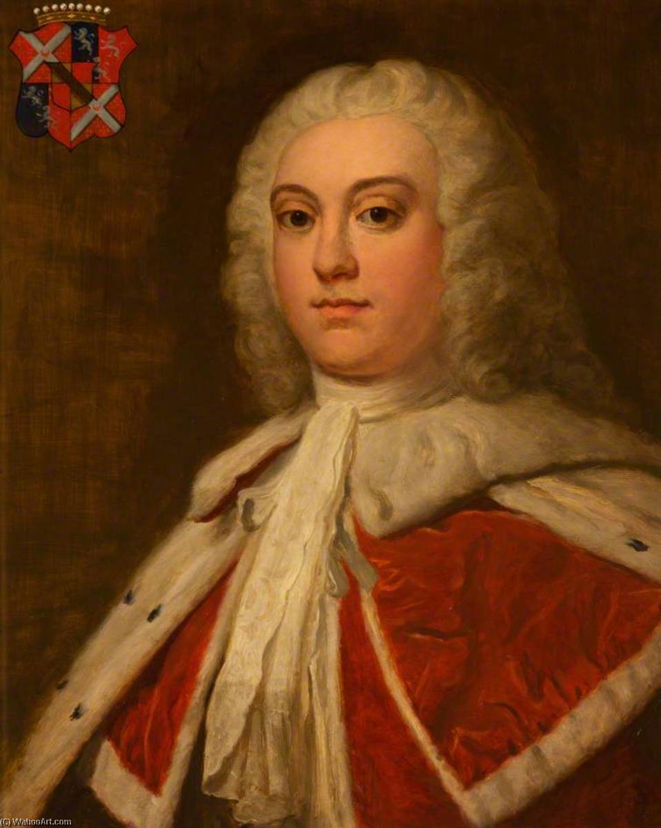 Wikioo.org - The Encyclopedia of Fine Arts - Painting, Artwork by Edward Travanyon Haynes - Herbert (d.1758), 2nd Viscount Windsor