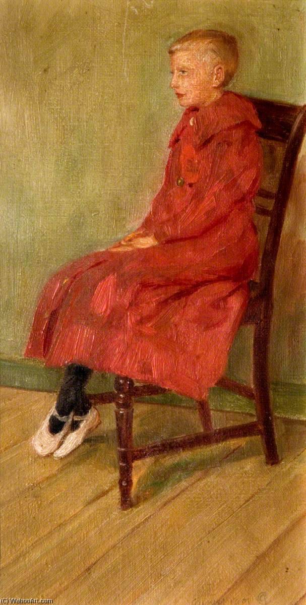 Wikioo.org - The Encyclopedia of Fine Arts - Painting, Artwork by George Cartlidge - Boy in Red