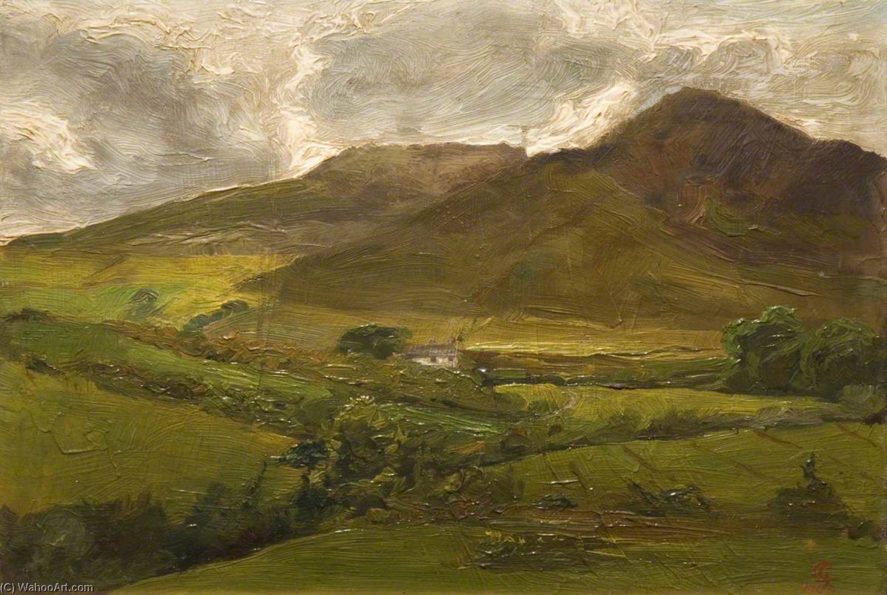 Wikioo.org - The Encyclopedia of Fine Arts - Painting, Artwork by George Cartlidge - Moorland Landscape