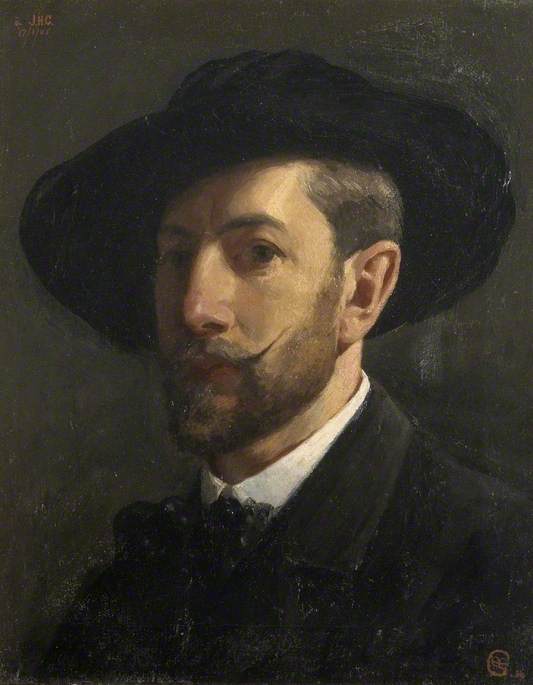 Wikioo.org - The Encyclopedia of Fine Arts - Painting, Artwork by Albert Ranney Chewett - Self Portrait