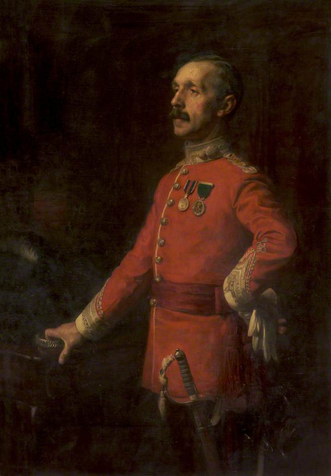 Wikioo.org - The Encyclopedia of Fine Arts - Painting, Artwork by Arthur Trevethin Nowell - Colonel Fred Haworth