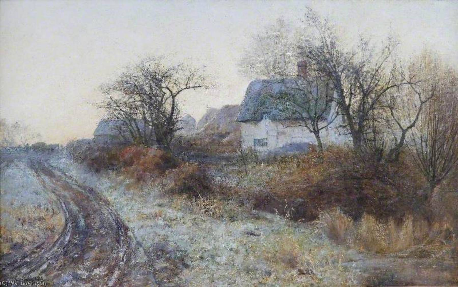 Wikioo.org - The Encyclopedia of Fine Arts - Painting, Artwork by Frederick William Newton Whitehead - A Frosty Morning