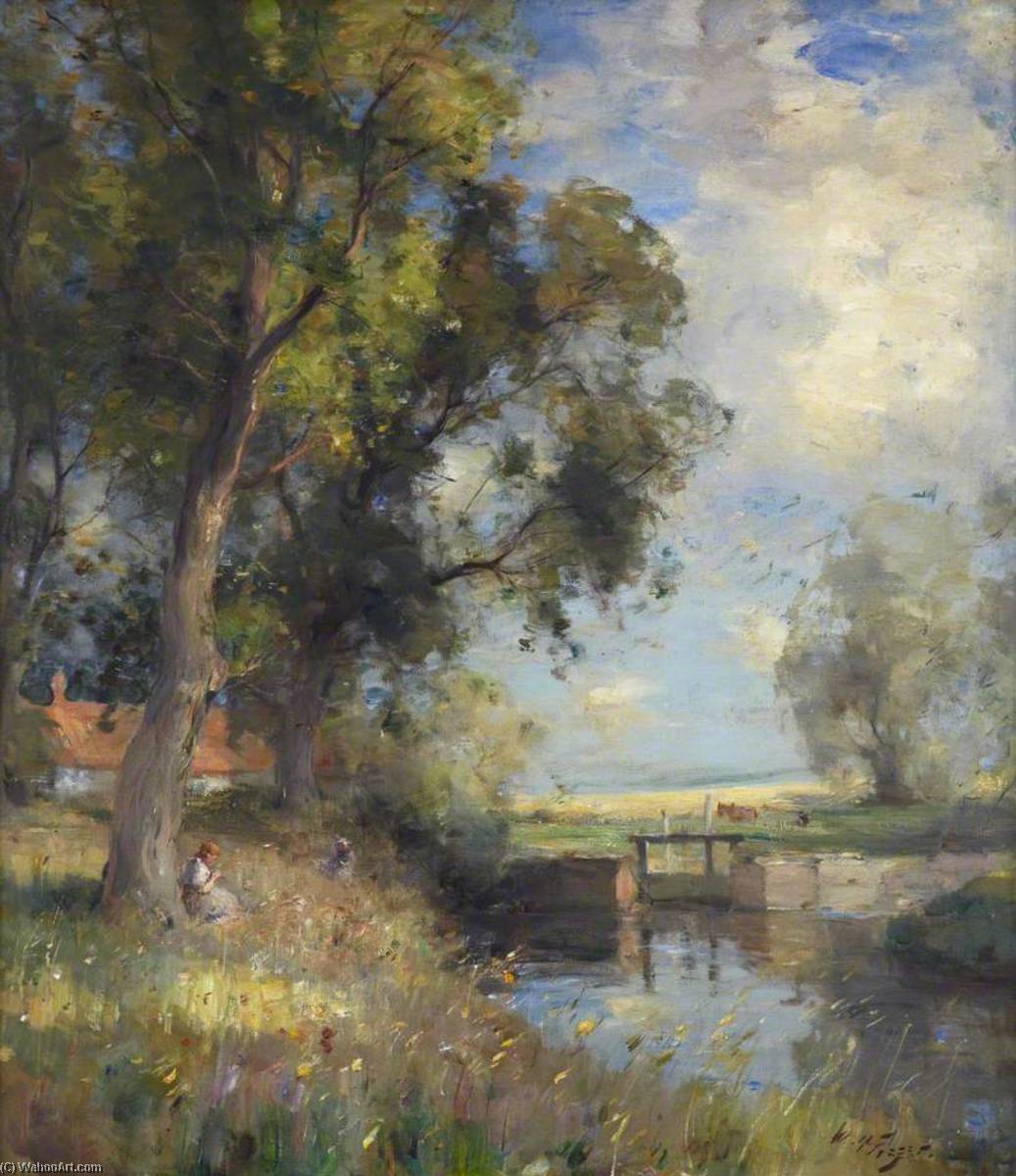 Wikioo.org - The Encyclopedia of Fine Arts - Painting, Artwork by William Miller Frazer - Landscape