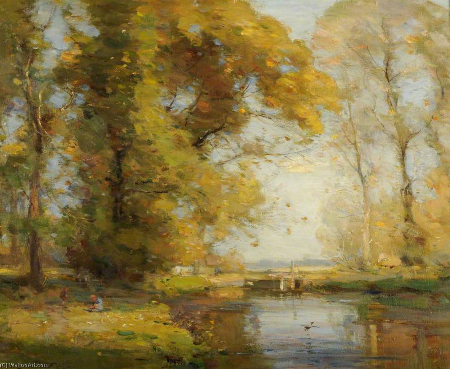 Wikioo.org - The Encyclopedia of Fine Arts - Painting, Artwork by William Miller Frazer - Springtime