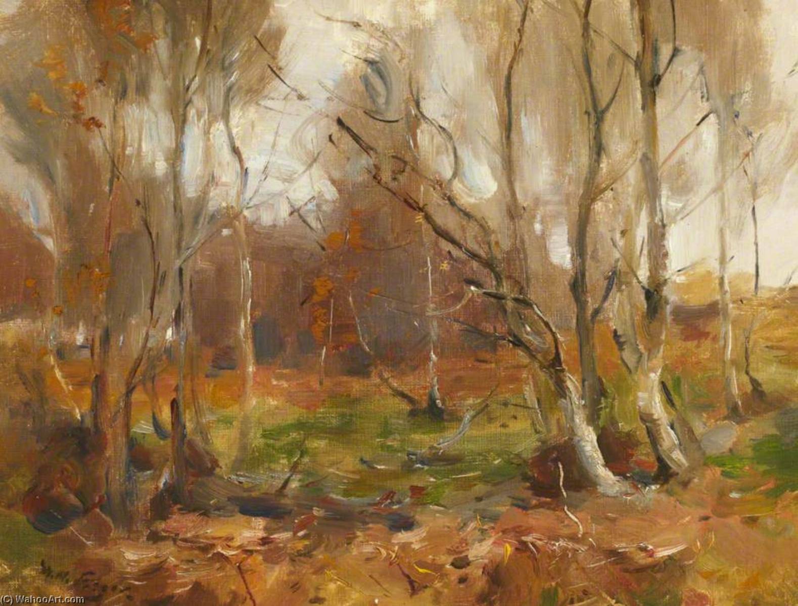 Wikioo.org - The Encyclopedia of Fine Arts - Painting, Artwork by William Miller Frazer - Autumn Landscape