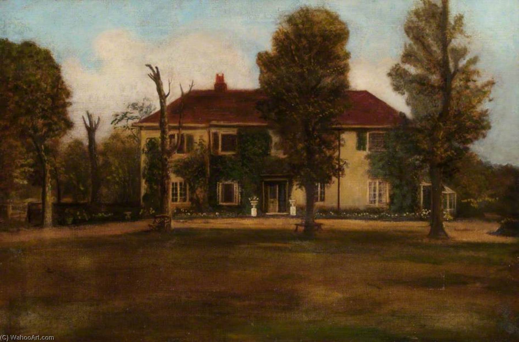 Wikioo.org - The Encyclopedia of Fine Arts - Painting, Artwork by James Isaiah Lewis - Barnes Workhouse
