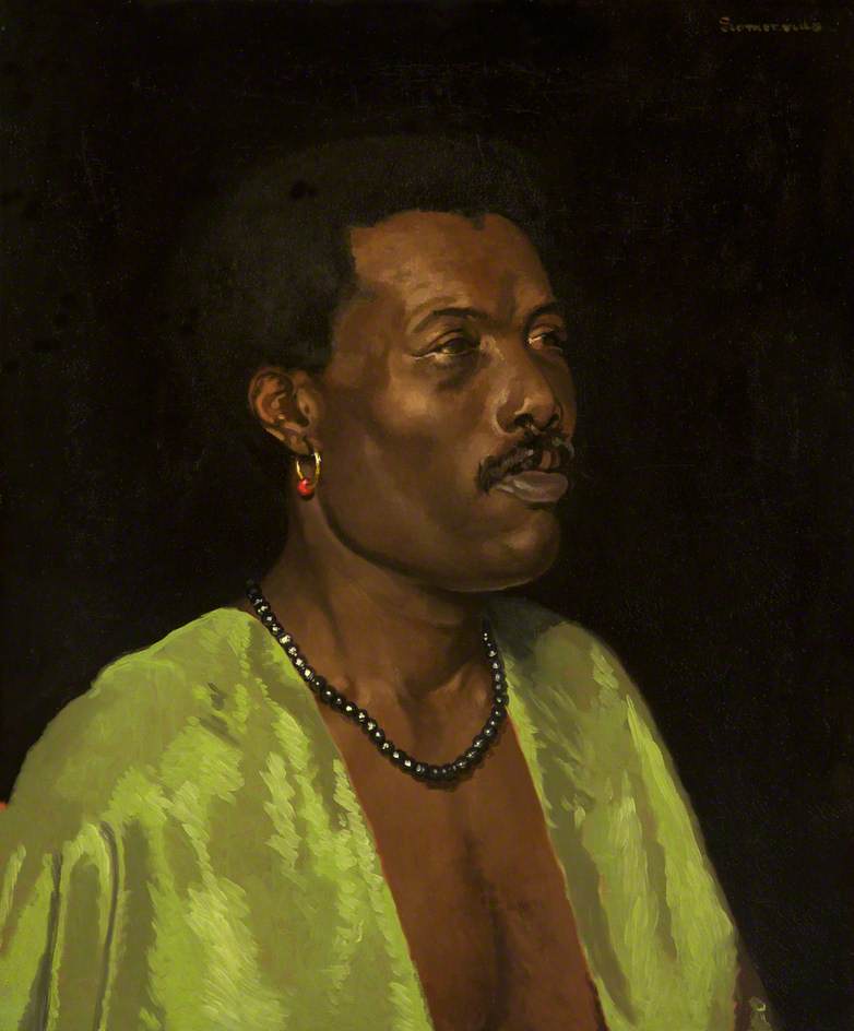 Wikioo.org - The Encyclopedia of Fine Arts - Painting, Artwork by Howard Somerville - Zulu with a Black Eye