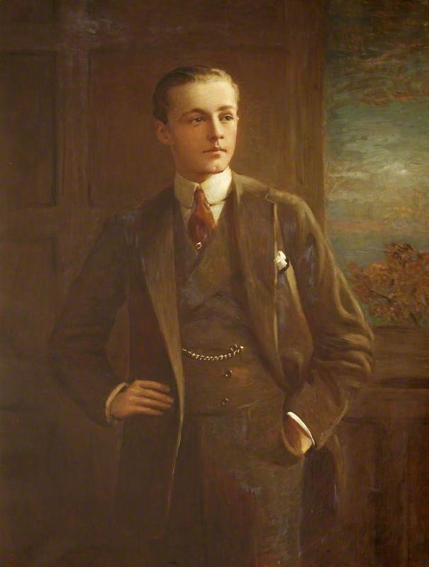 Wikioo.org - The Encyclopedia of Fine Arts - Painting, Artwork by William Edwards Miller - Richard Edward Lawley (1887–1909) (painted posthumously from a photograph)