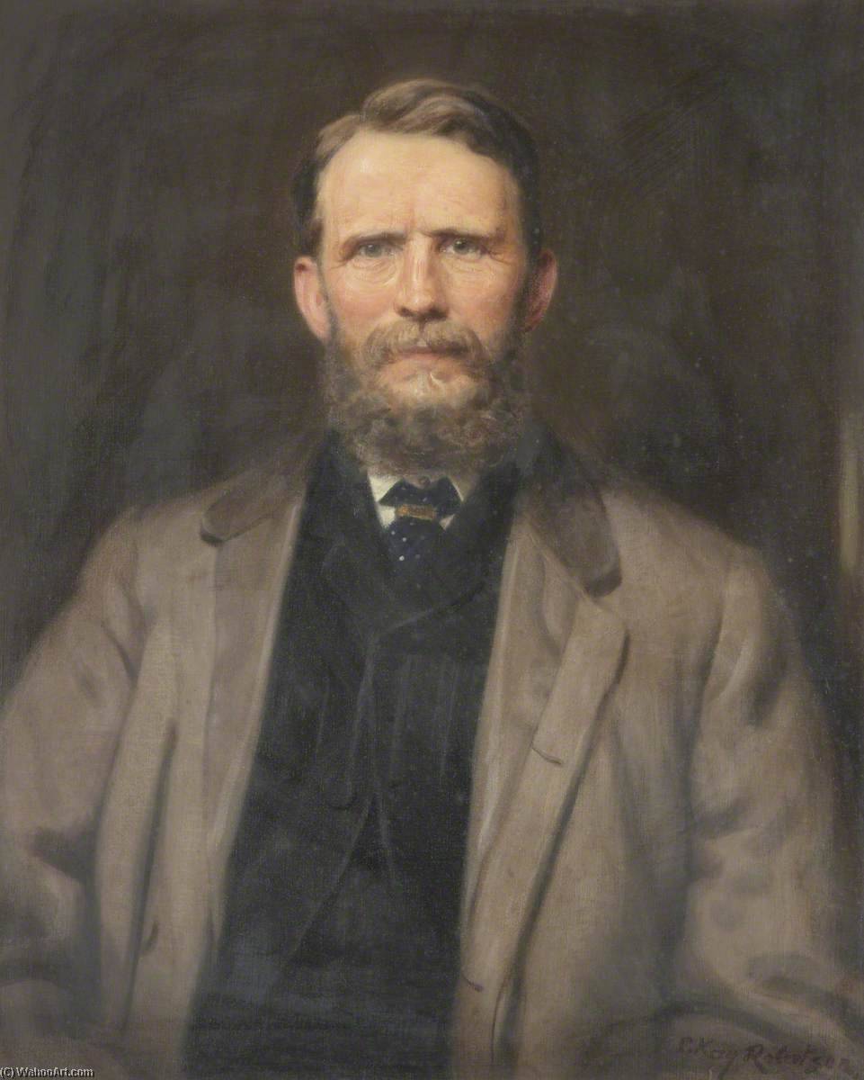 Wikioo.org - The Encyclopedia of Fine Arts - Painting, Artwork by Charles Kay Robertson - Portrait of a Man with a Beard