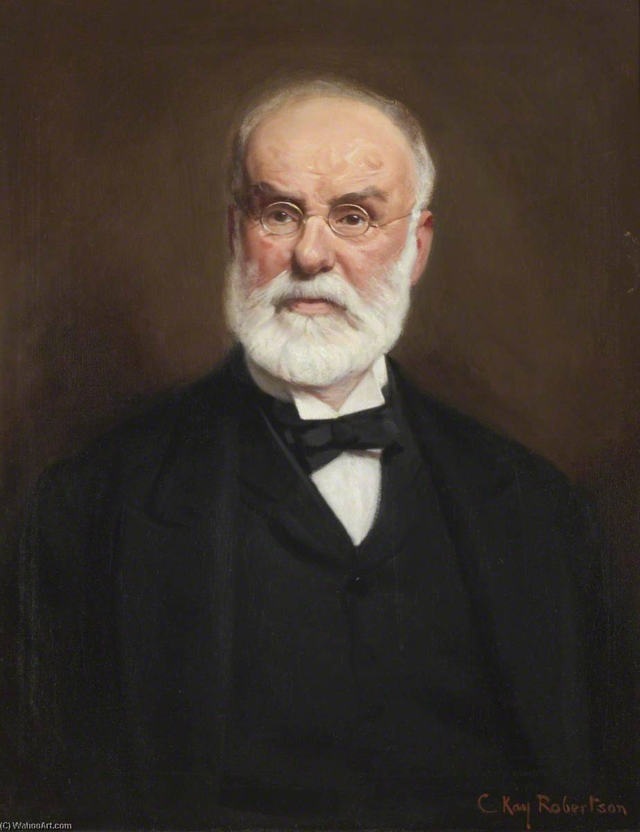 Wikioo.org - The Encyclopedia of Fine Arts - Painting, Artwork by Charles Kay Robertson - Alderman Henry Wilson, Mayor of Kendal (1876–1877, 1877–1878, 1891–1892 1895–1896)