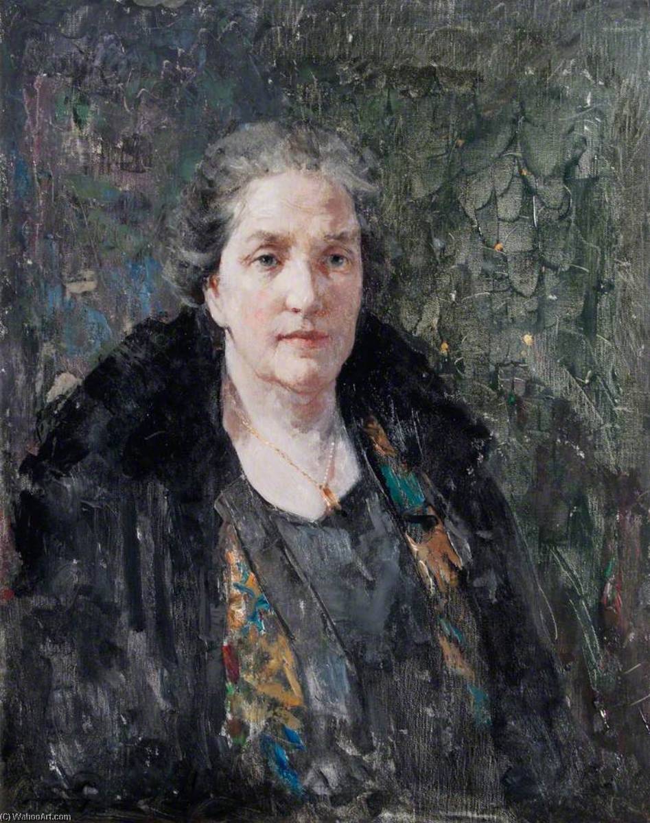 Wikioo.org - The Encyclopedia of Fine Arts - Painting, Artwork by William Lee Hankey - Christina Elizabeth Brunyate, Principal of Southlands College (1918–1931)
