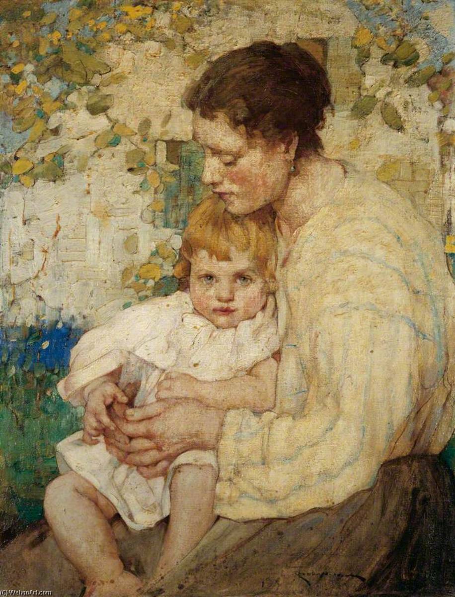 Wikioo.org - The Encyclopedia of Fine Arts - Painting, Artwork by William Lee Hankey - Mother and Child