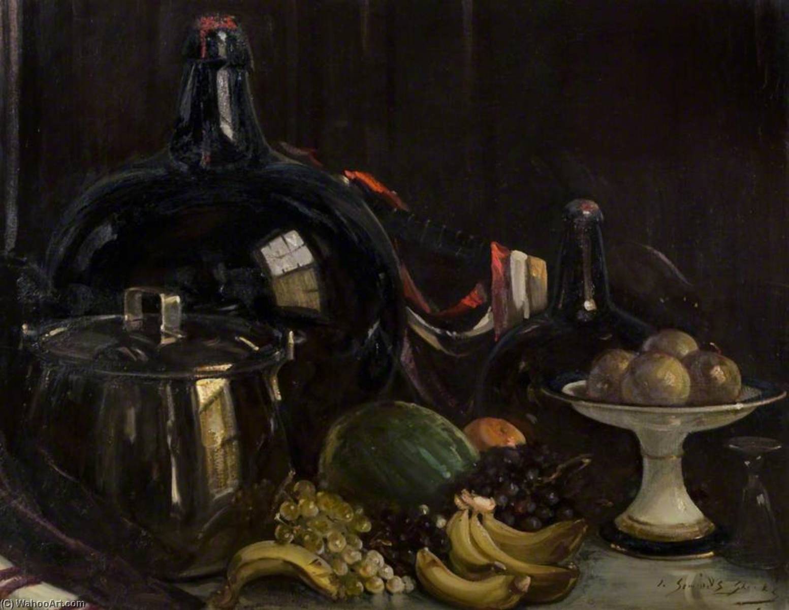 Wikioo.org - The Encyclopedia of Fine Arts - Painting, Artwork by William Somerville Shanks - Fruit