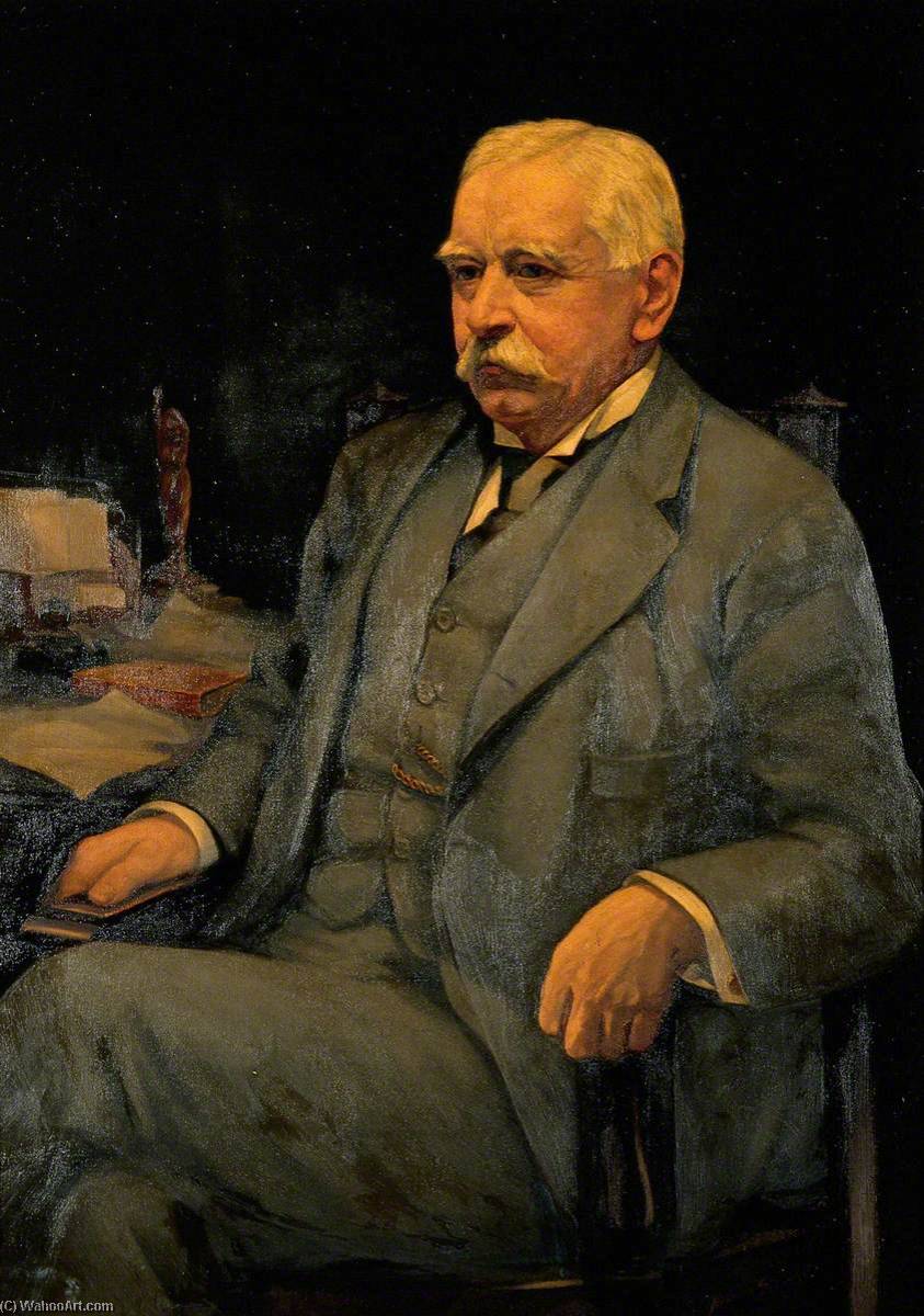 Wikioo.org - The Encyclopedia of Fine Arts - Painting, Artwork by Harry Herman Salomon - Sir Patrick Manson (1844–1922), Investigator of Tropical Diseases