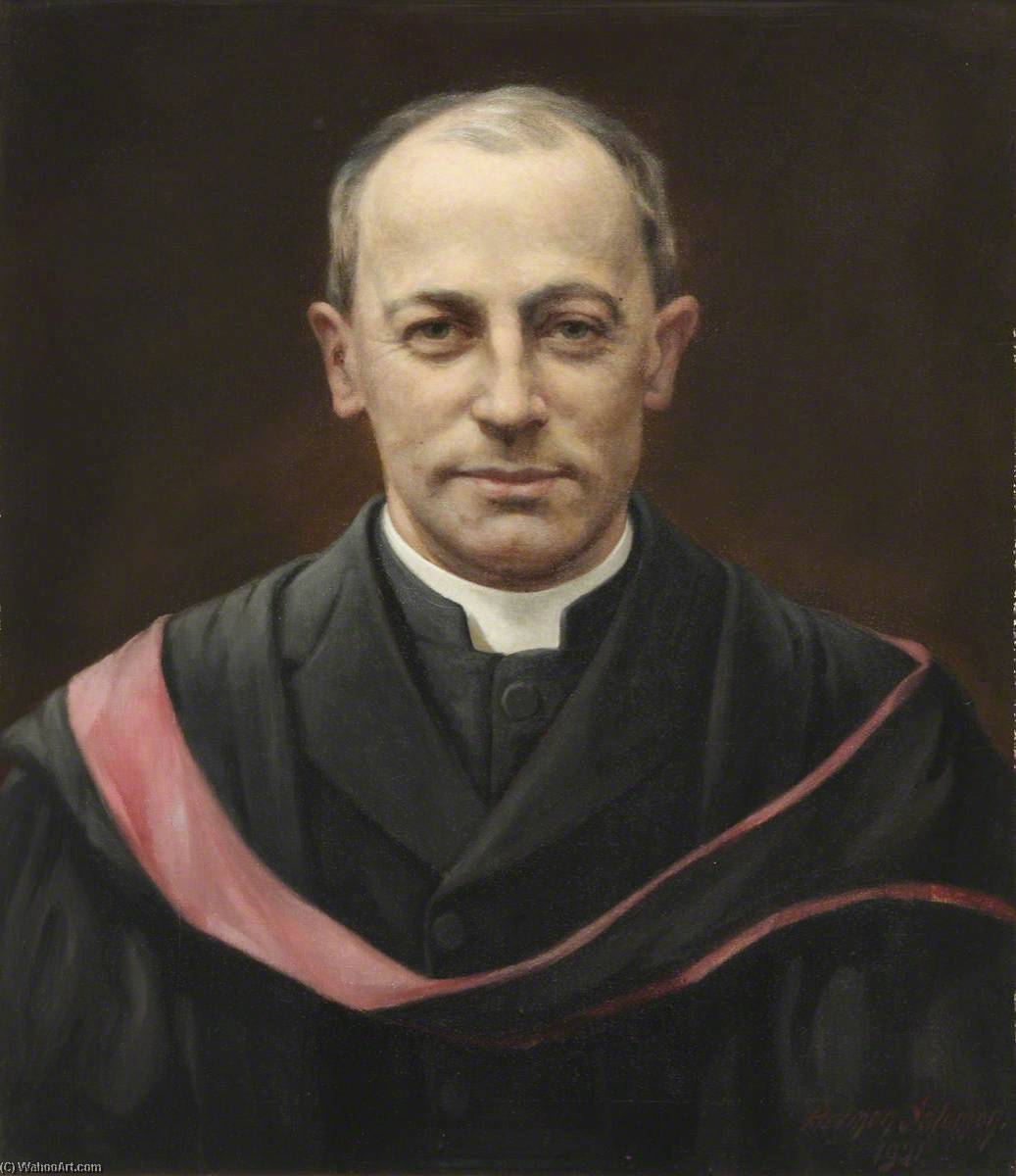 Wikioo.org - The Encyclopedia of Fine Arts - Painting, Artwork by Harry Herman Salomon - Father Charles Plater, SJ, 3rd Master (1916–1921)