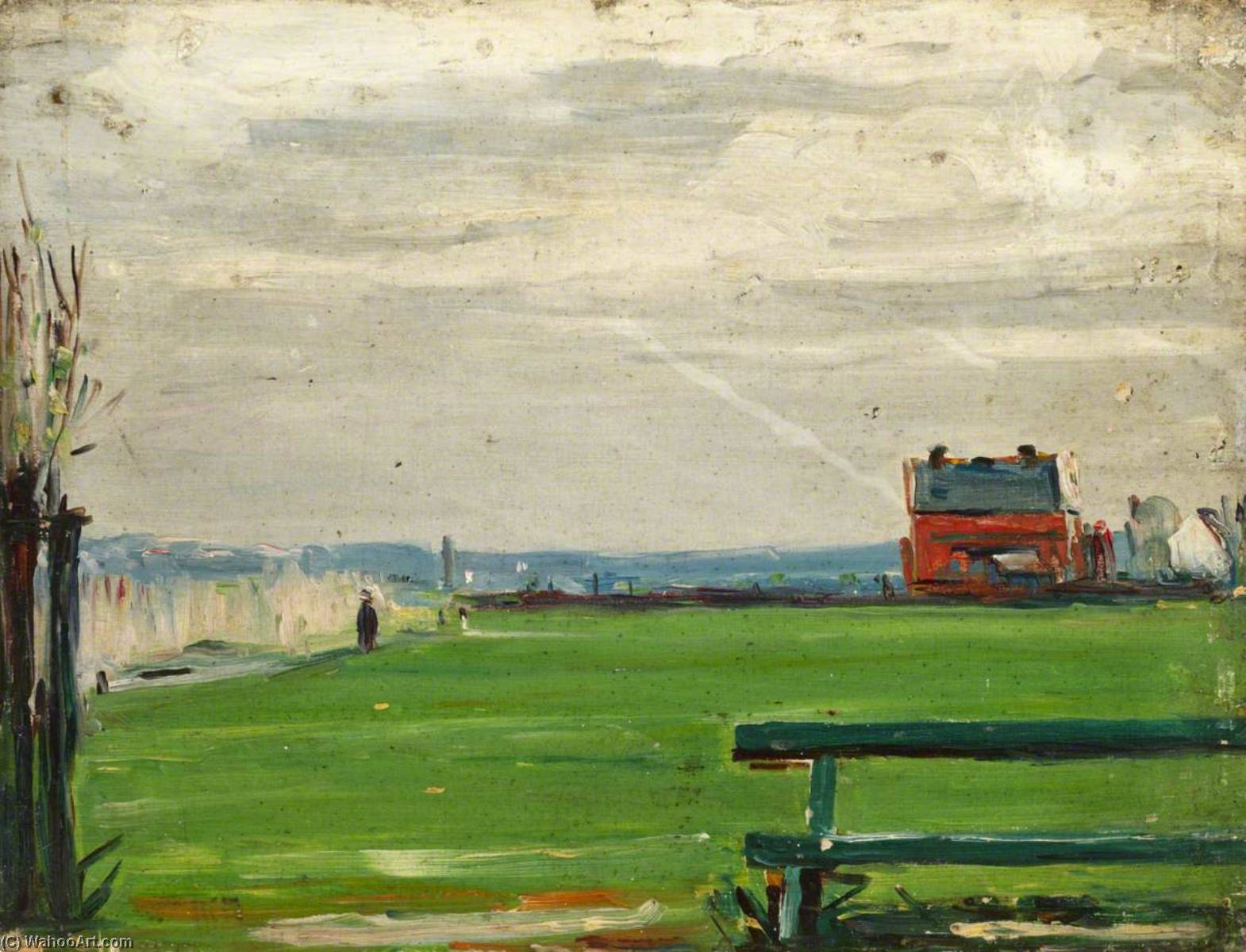 Wikioo.org - The Encyclopedia of Fine Arts - Painting, Artwork by Maud Ireland Button - Countryside Scene