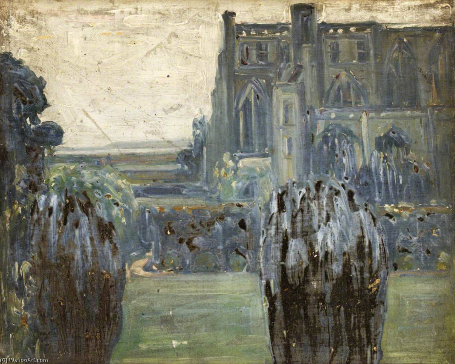 WikiOO.org - Encyclopedia of Fine Arts - Lukisan, Artwork Maud Ireland Button - A Local Church