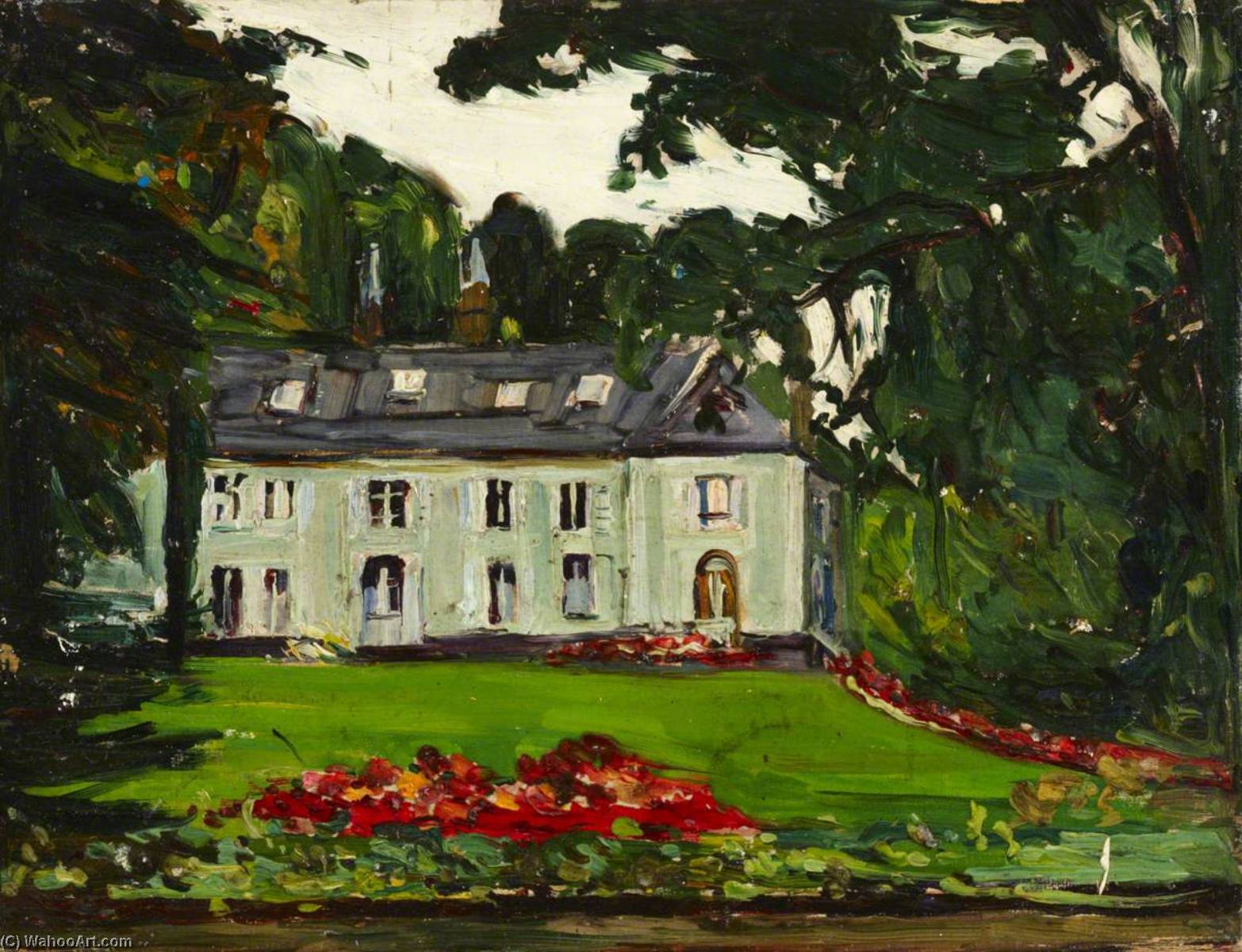 Wikioo.org - The Encyclopedia of Fine Arts - Painting, Artwork by Maud Ireland Button - Country House