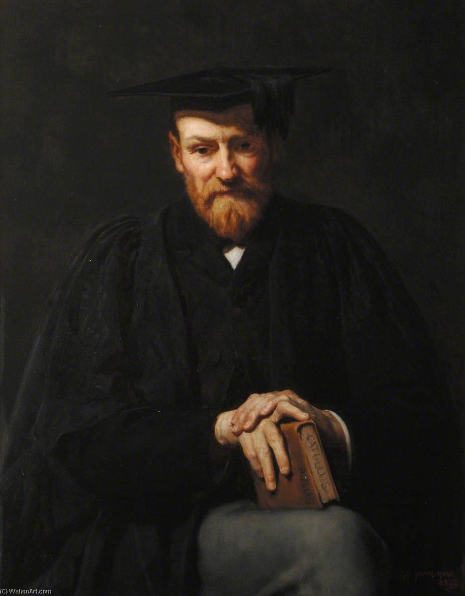 Wikioo.org - The Encyclopedia of Fine Arts - Painting, Artwork by George Percy Jacomb Hood - Robinson Ellis (1834–1913), Professor of Latin