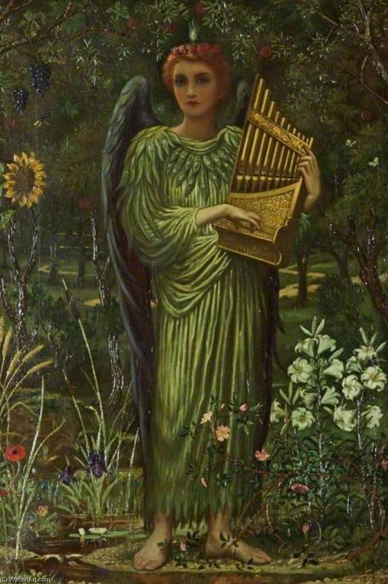 Wikioo.org - The Encyclopedia of Fine Arts - Painting, Artwork by Edward Arthur Fellowes Prynne - 'O all ye green things upon the earth, bless ye the Lord'