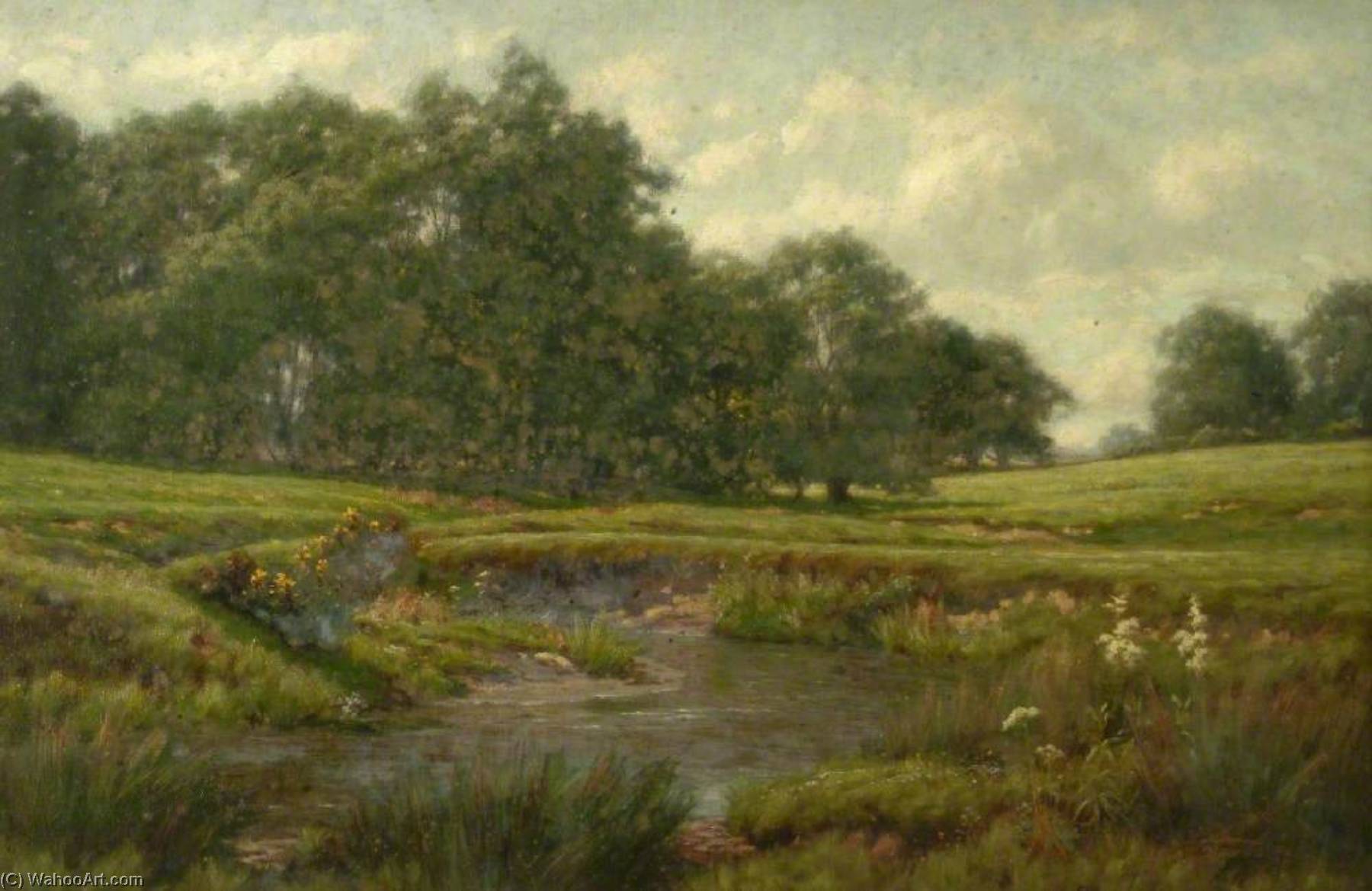 Wikioo.org - The Encyclopedia of Fine Arts - Painting, Artwork by Byron Cooper - The Brook