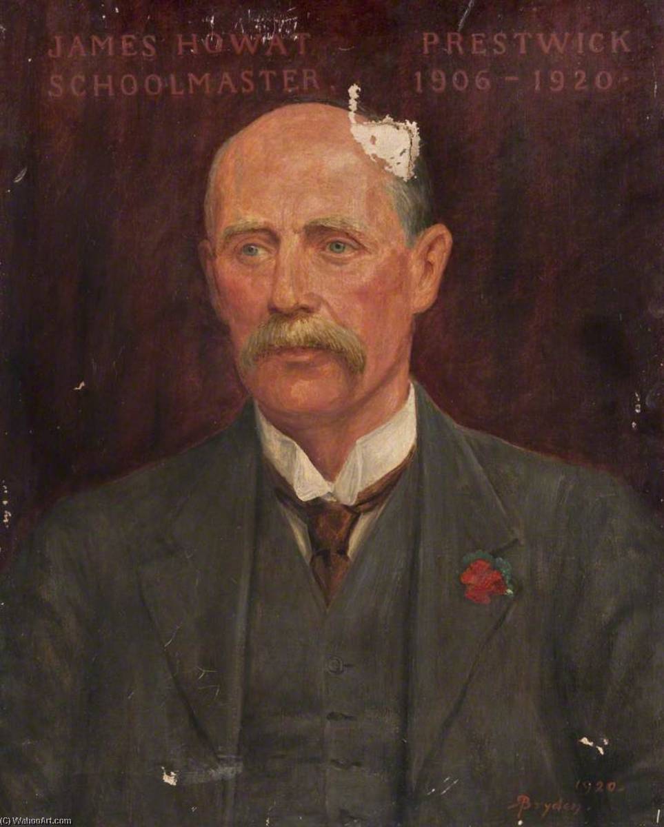 Wikioo.org - The Encyclopedia of Fine Arts - Painting, Artwork by Robert Bryden - James Howat, Schoolmaster, Prestwick (1906–1920)