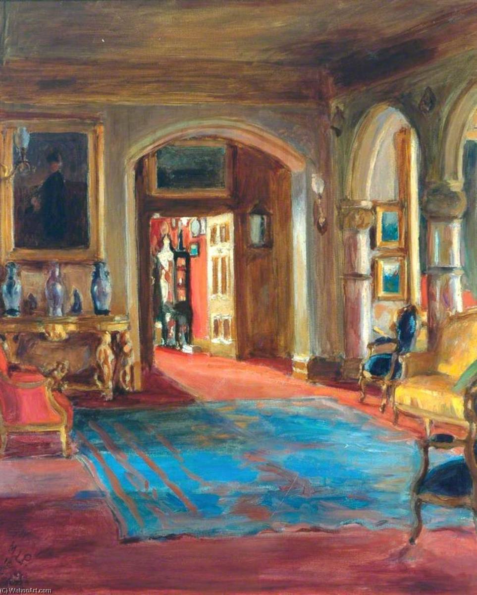 Wikioo.org - The Encyclopedia of Fine Arts - Painting, Artwork by Marie Louise Roosevelt Pierrepont - The Landing, Cliffe Castle