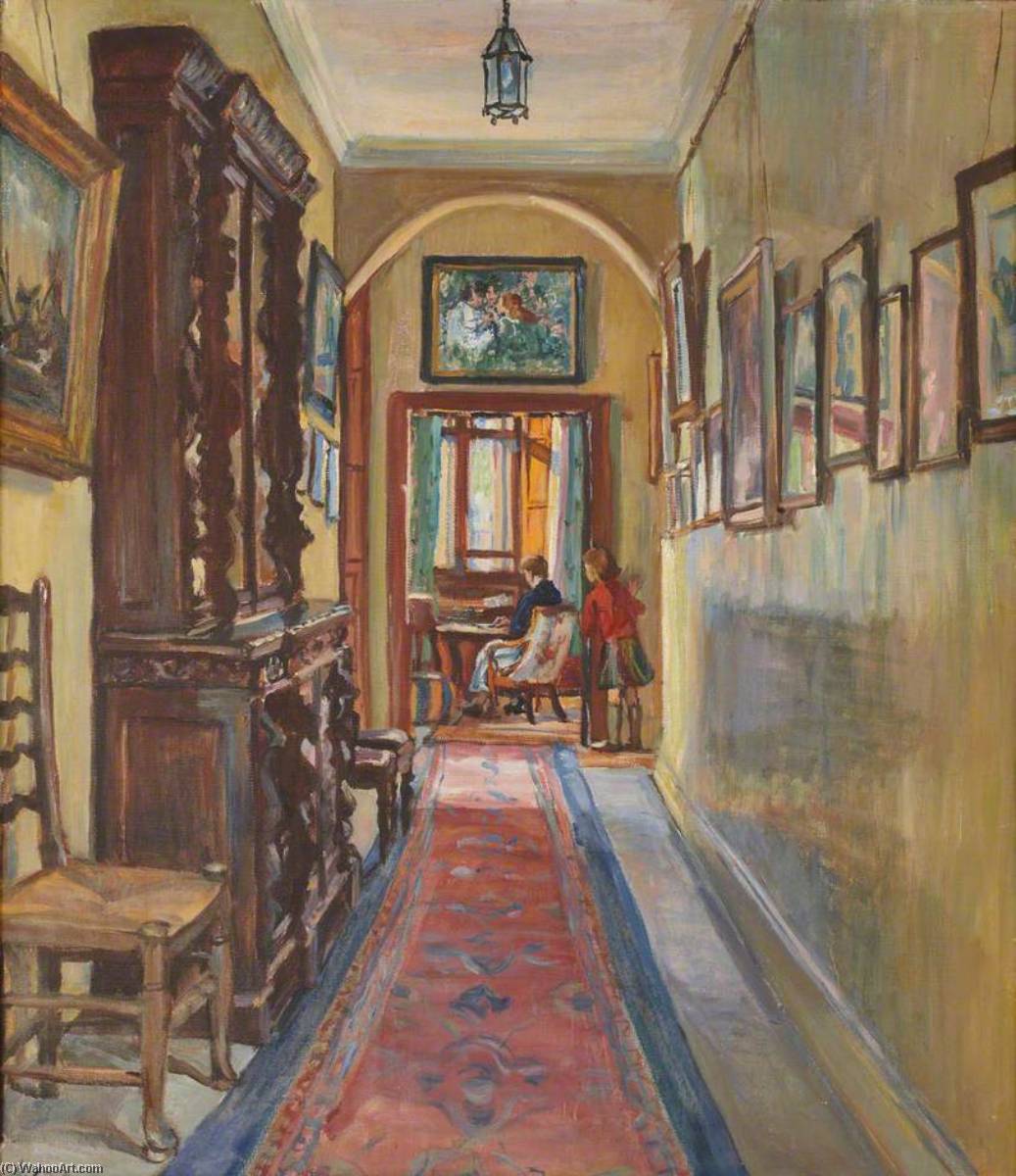 Wikioo.org - The Encyclopedia of Fine Arts - Painting, Artwork by Marie Louise Roosevelt Pierrepont - Thoresby Hall Interior