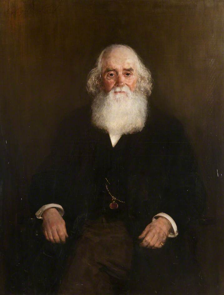 Wikioo.org - The Encyclopedia of Fine Arts - Painting, Artwork by George Ogilvy Reid - James Russell, First Provost of Motherwell (1865–1868)