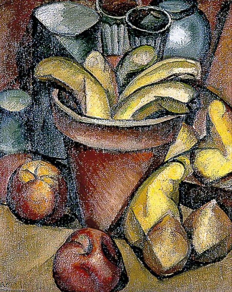 WikiOO.org - Енциклопедія образотворчого мистецтва - Живопис, Картини
 Jean Hippolyte Marchand - Still Life with Fruit and a Flower Pot