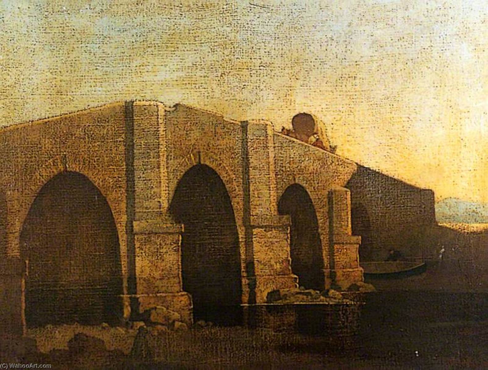 Wikioo.org - The Encyclopedia of Fine Arts - Painting, Artwork by Bertram Nicholls - The Bridge