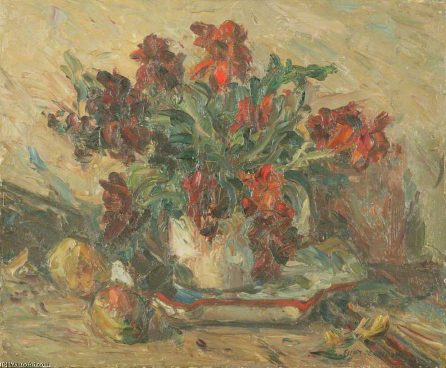 Wikioo.org - The Encyclopedia of Fine Arts - Painting, Artwork by Elliott Seabrooke - Wallflowers
