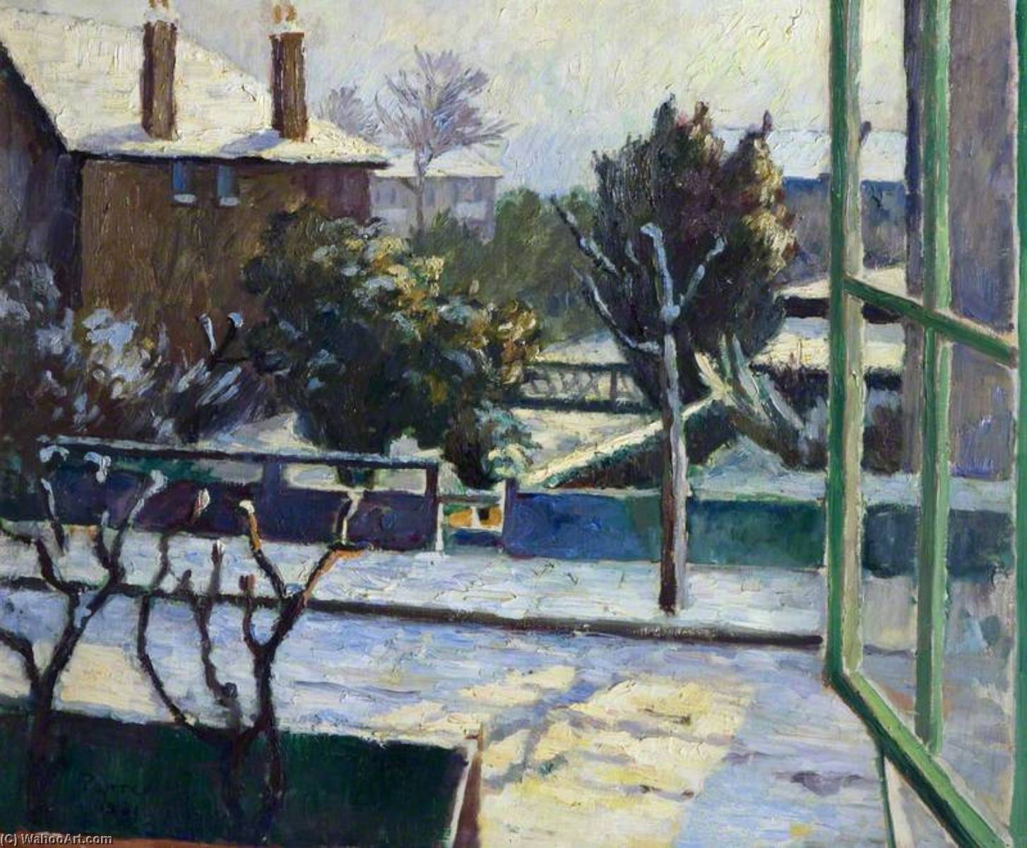 Wikioo.org - The Encyclopedia of Fine Arts - Painting, Artwork by Frederick James Porter - A View from the Artist's Studio