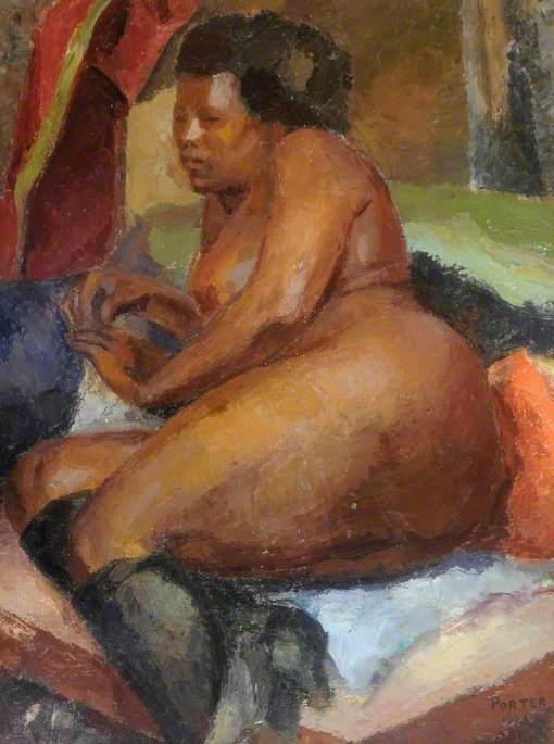 Wikioo.org - The Encyclopedia of Fine Arts - Painting, Artwork by Frederick James Porter - Negress
