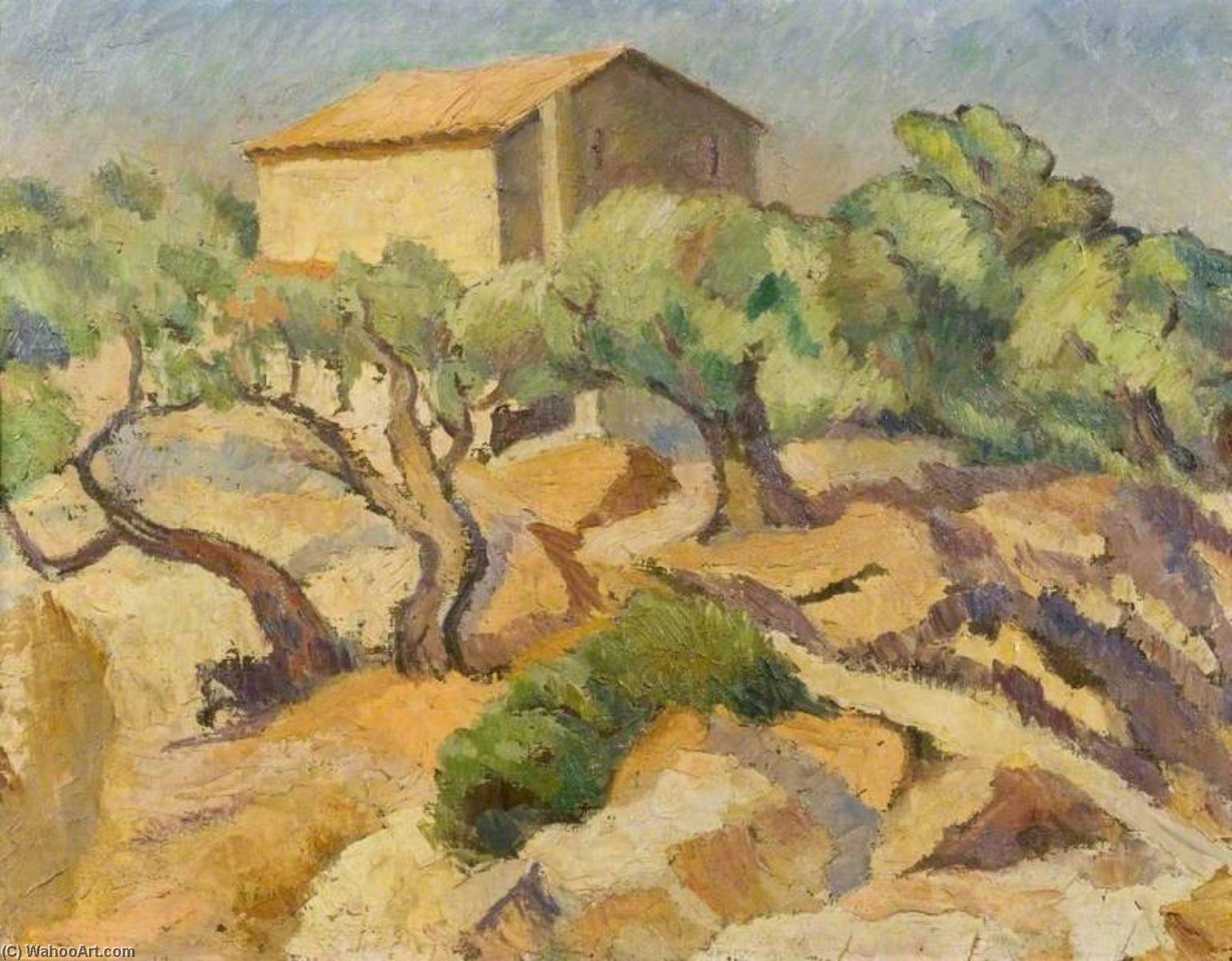 Wikioo.org - The Encyclopedia of Fine Arts - Painting, Artwork by Frederick James Porter - Olive Tree