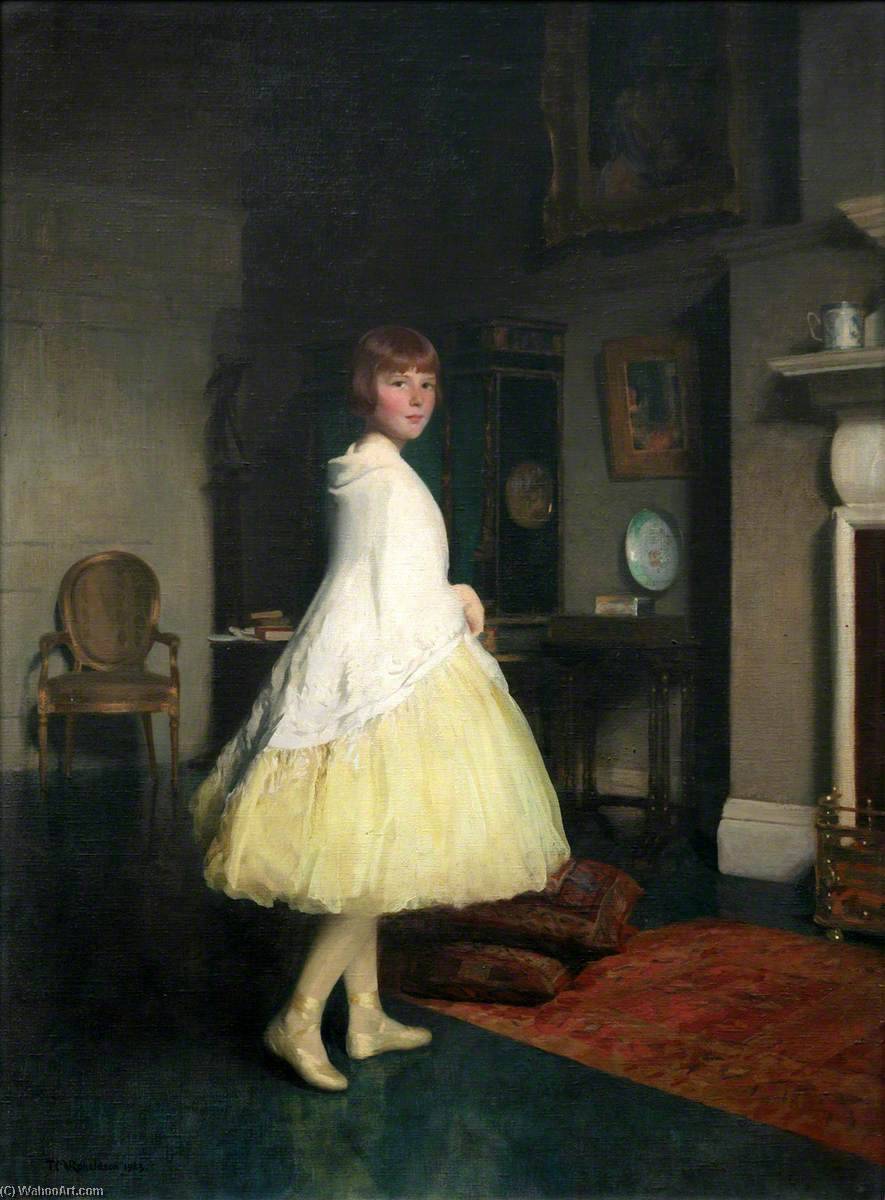 Wikioo.org - The Encyclopedia of Fine Arts - Painting, Artwork by Thomas Martine Ronaldson - Lesley in the Studio