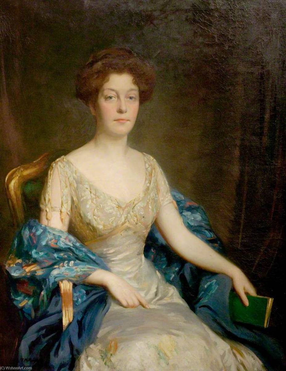 Wikioo.org - The Encyclopedia of Fine Arts - Painting, Artwork by Thomas Martine Ronaldson - Kathleen (1872–1955), 7th Duchess of Newcastle under Lyne