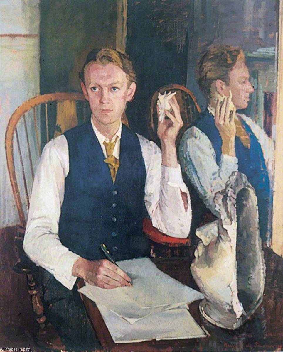 Wikioo.org - The Encyclopedia of Fine Arts - Painting, Artwork by Lionel Maurice De Sausmarez - James Kirkup (1918–2009), Gregory Fellow in Poetry at the University of Leeds (1950–1952)