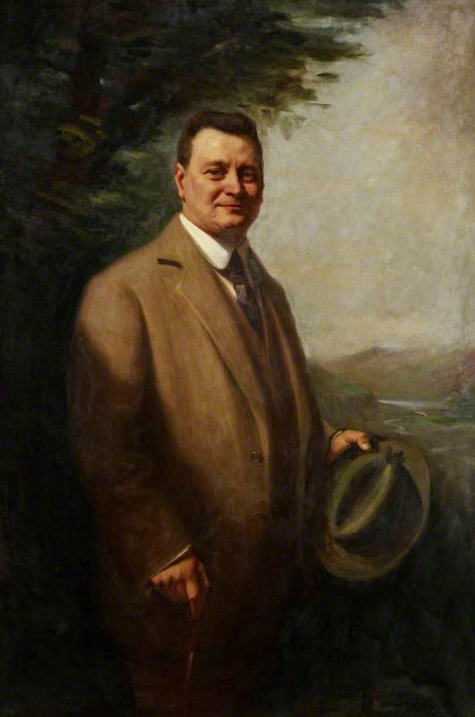 Wikioo.org - The Encyclopedia of Fine Arts - Painting, Artwork by Cowan Dobson - Graham Moffat (1866–1951), Actor and Playwright